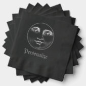 Homme vintage dans la face de la lune (Insitu (empilé))