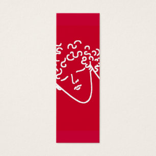Homme visage rouge et blanc