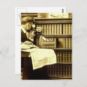 Homme Visualisation des cartes stéréo Vintage (Devant / Derrière)