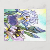 Hommel en irissen