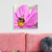 Hommel en kosmos canvas afdruk (Insitu (Woonkamer))