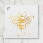 hommel honingbij bedankjes labels (Voorkant)