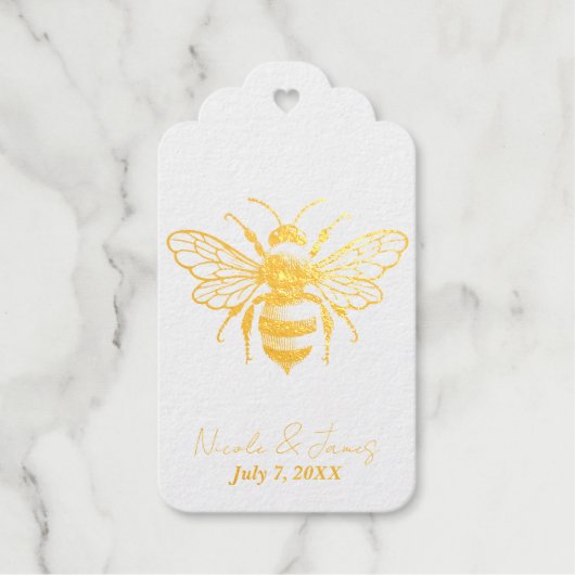 hommel honingbij cadeaulabels (Voorkant)
