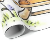 hommel kinderen inpakpapier cadeau (Rol Hoek)