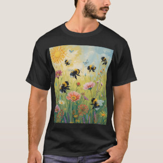 Hommels op Bloemen T-shirt