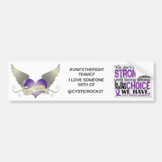 hommelsticker voor cystic fibrosis bumpersticker