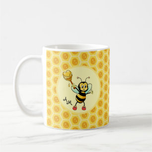 Hommeltje met Hart & Monogram Koffiemok