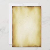 Hommes 50e anniversaire Cowboy Invitation de l'aff (Dos)