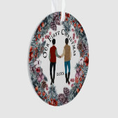 Hommes afro-américains gays et caucasiens (devant)