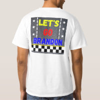 Hommes blancs Allons voir Brandon T-shirt