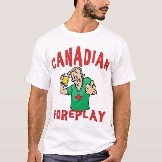 Hommes canadiens de T-shirt de préliminaires (Devant)