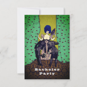 Hommes Chauves - Cartes d'invitation pour célibata