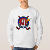 Hommes classiques de Long-Douille de T-shirt de (Devant)