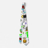 Hommes concepteurs Cravate  astronaute Aliens (Dos)