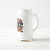 Hommes dans la tasse de bière d'écharpes (Devant droit)