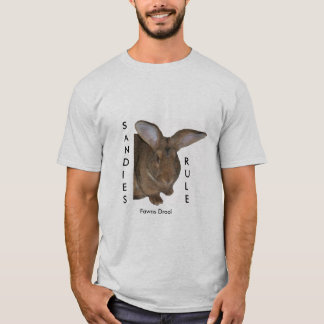 Hommes de bave de faons de RÈGLE du T-shirt