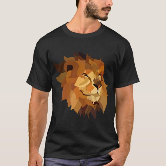 Hommes de lion incroyable t-shirts Unisex (Devant)