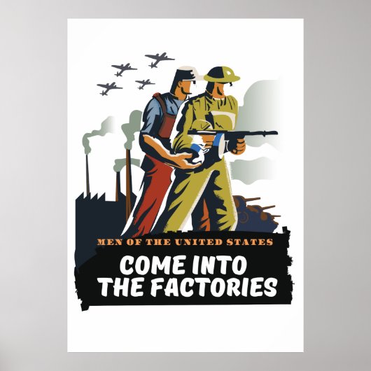 Hommes des États-Unis, affiche WW2 (Devant)