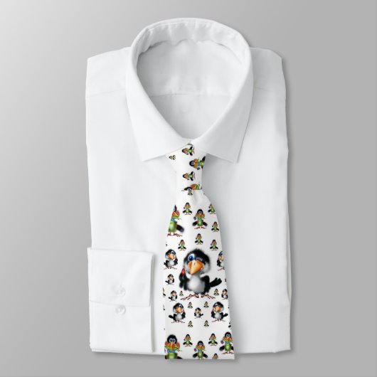 Hommes Designer Cravate Bird (Attaché)