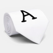 Hommes Designer Cravate Blanc (Roulé)