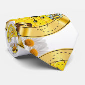 Hommes Designer Cravate Bumblebee (Roulé)