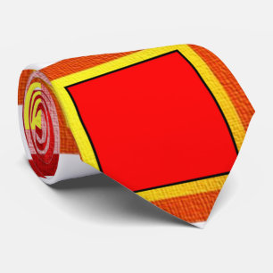 Hommes Designer Cravate Carrés colorés