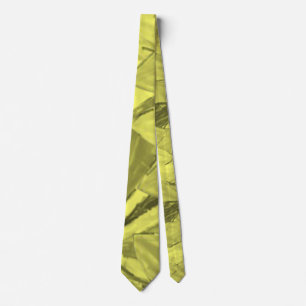 Hommes Designer Cravate Jaune