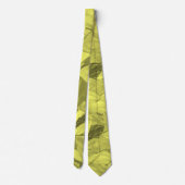 Hommes Designer Cravate Jaune (Dos)