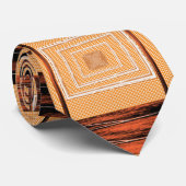 Hommes Designer Cravate Orange (Roulé)