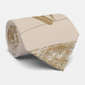 Hommes Designer Cravates Brown (Roulé)