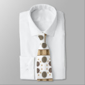 Hommes Designer Cravates Brown (Attaché)