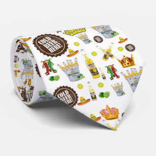 Hommes Designer Cravates Corona Beer