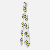 Hommes Designer Cravates Joyeuse Flèche Jaune (Dos)