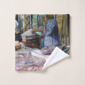 Hommes du désert, cadeaux de la mer (Gant de toilette)