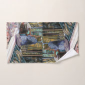 Hommes du désert, cadeaux de la mer (Serviette à main)