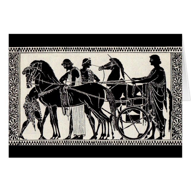 hommes et chevaux romains antiques (Devant Horizontal)