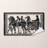 hommes et chevaux romains antiques (Serviette à main)