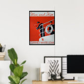 Hommes et navires Queen Mary Poster (Bureau à domicile)