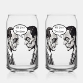 Hommes Grumpy personnalisés Imprimés Lunettes de c (Recto)