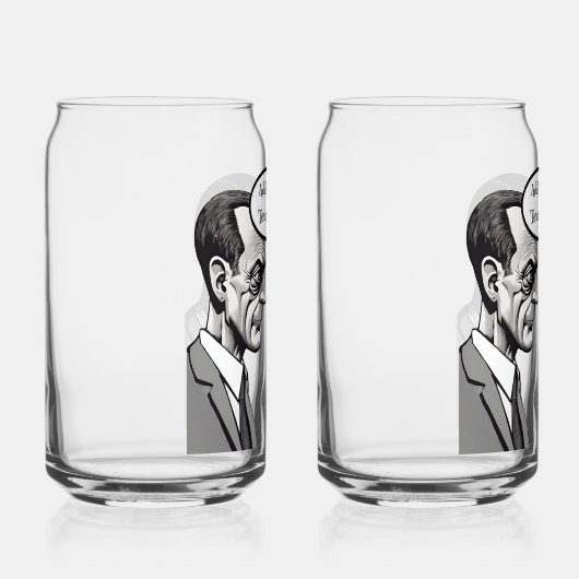 Hommes Grumpy personnalisés Imprimés Lunettes de c (Droite)