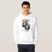 HOMME'S LET'S GOO LEÇONS APPRISES PULLOVER À CAPUC (Devant entier)