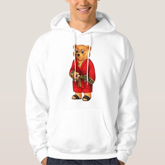 Hommes ours Teddy ours Sweat - shirt à capuche cad (Devant)