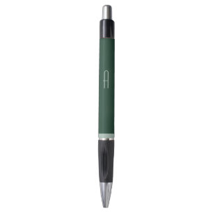 Hommes Retro Green Monogram Écriture stylo cadeau
