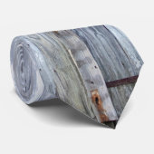 Hommes Robe Cravate Blanche Laver Bois Grange Port (Roulé)