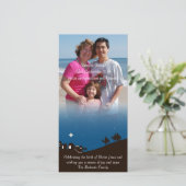 Hommes Sages Lui Demander Photo Carte Christmas (Debout devant)