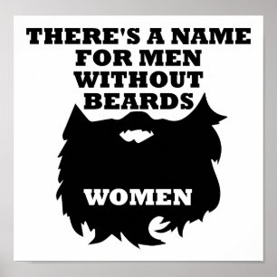 Hommes sans affiche drôle de barbes