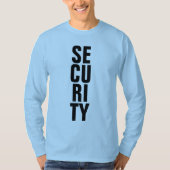 Hommes Sécurité Tshirts modernes Modèle bleu clair (Devant)