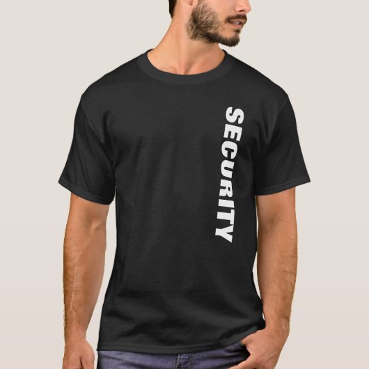 Hommes Sécurité TShirts Personnel Conception doubl (Devant)