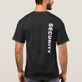 Hommes Sécurité TShirts Personnel Conception doubl (Dos)