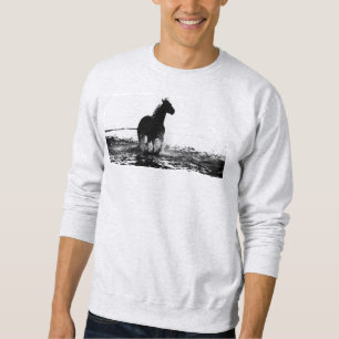 Hommes Vêtements Cendres Sweatshirt Courir Cheval